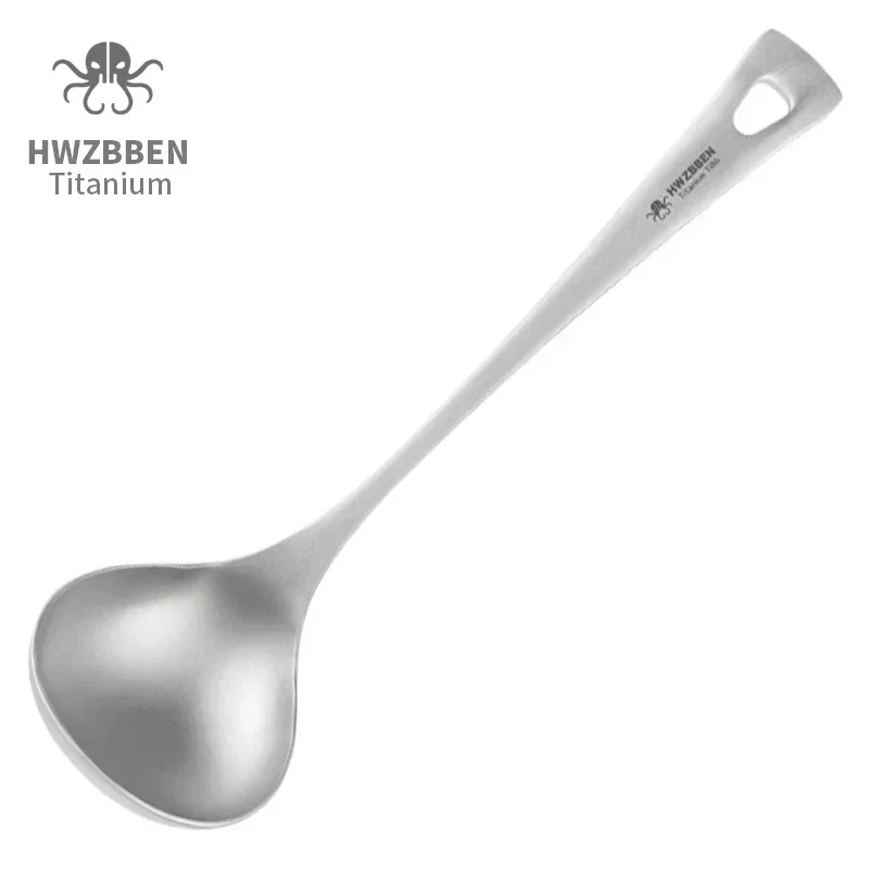 Camping Cooking Essentials - HWZBBEN Outdoor Titanium Soup Spoons with