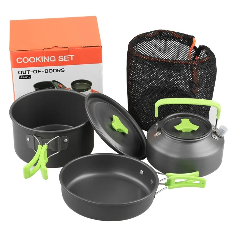 Camping Cooking Set Compact - Camping Cooking Set, Outdoor Kitchenware Set,