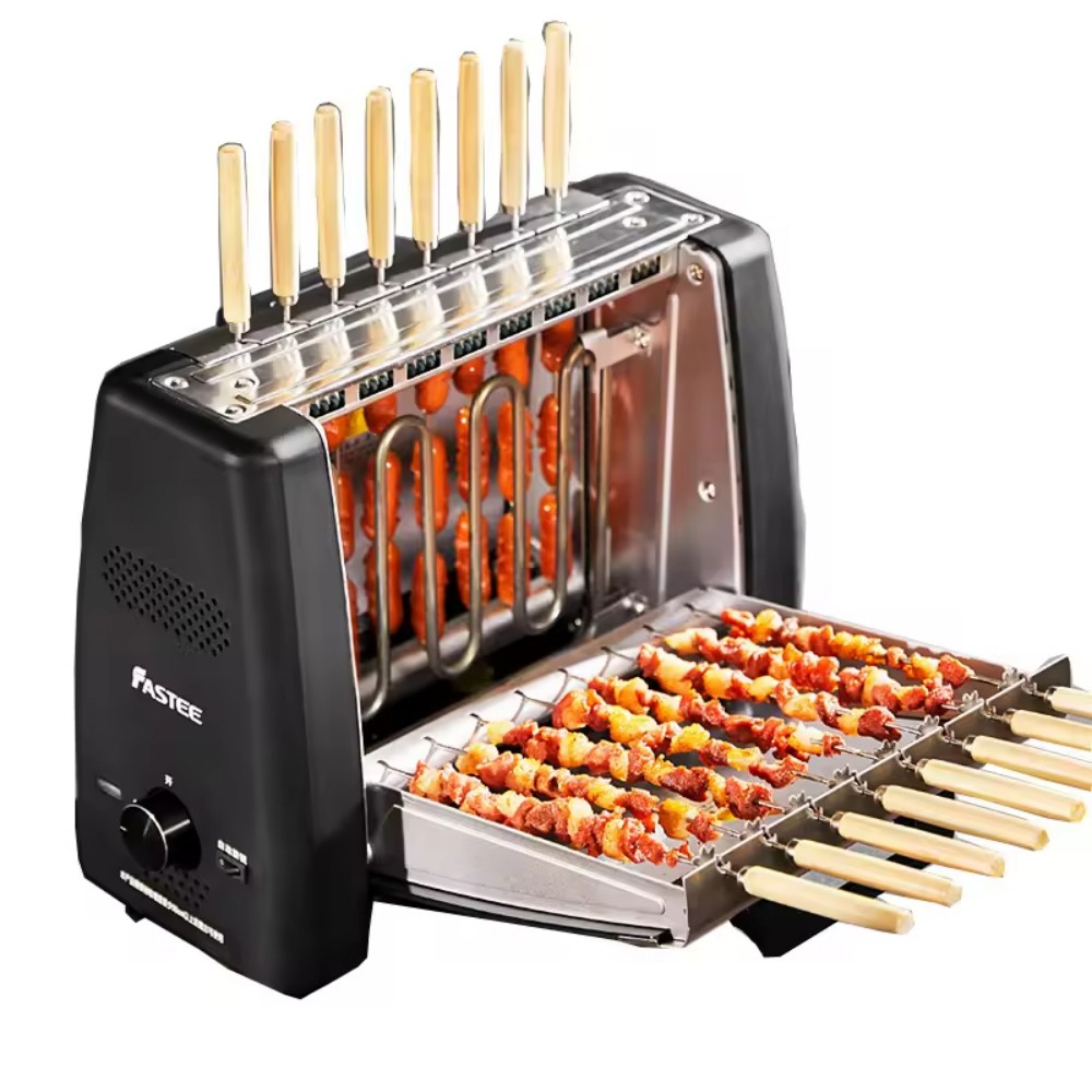 Camping Cooking Device - Electric 16 Skewers Stainless Steel Kebab