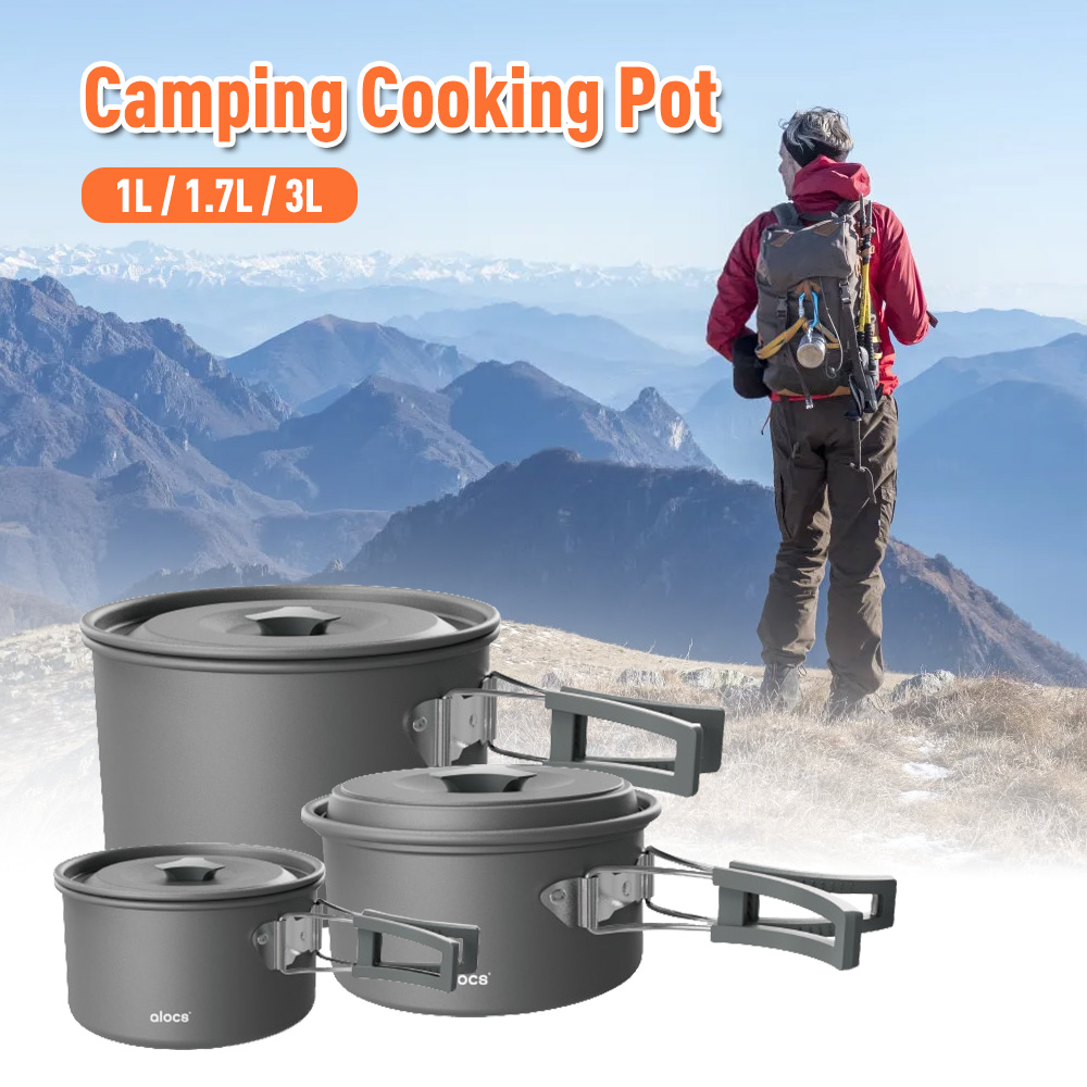 Camping Cooking Essentials - Camping Cooking Pot Aluminum Alloy Camping