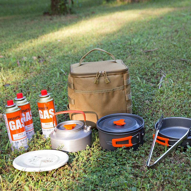 Camping Cooking Gas Canister - Large Capacity Ground Nail Tool Bags