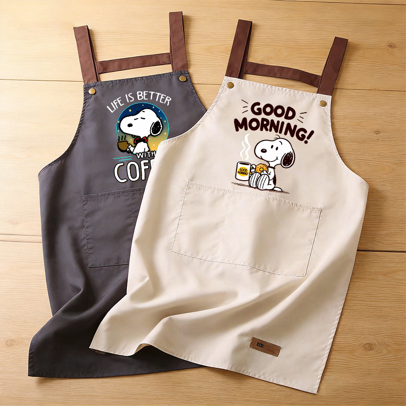Snoopys Cooking Apron Men Wome - Camping Cooking Apron 评论和价格