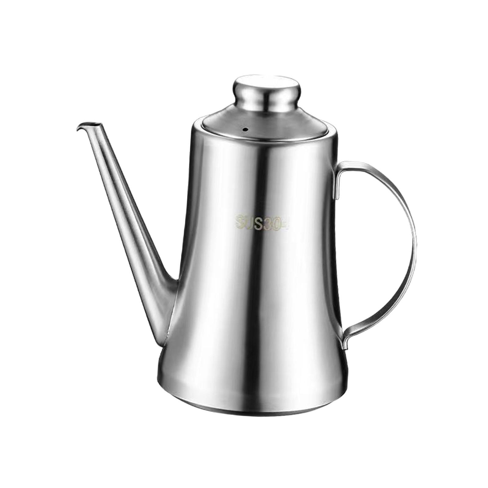 Stainless Steel Oil Pot with F - Camping Cooking Oil Container 评论和价格