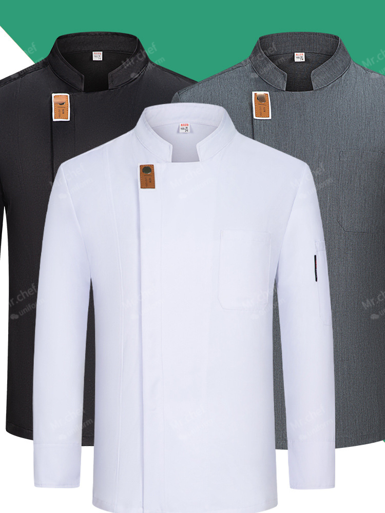 men Chef Uniform long sleeves  - Camping Cooking Apron 评论和价格