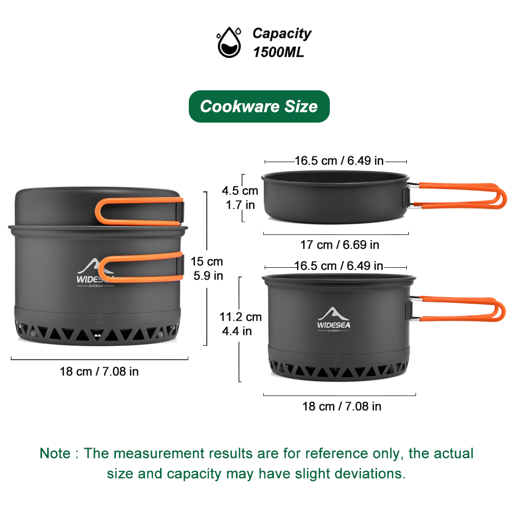 Camping Tableware Outdoor Cook - Camping Cooking Set Compact 评论和价格