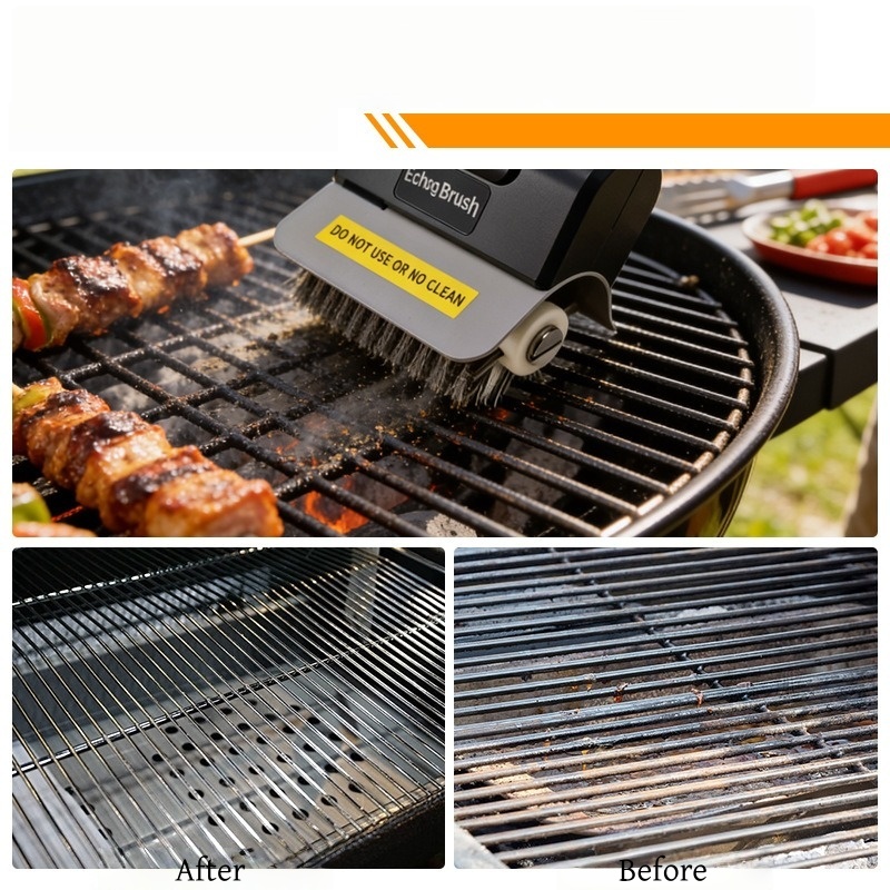 JUSTINLAU Electric Grill Brush - Camping Cooking Device 评论和价格
