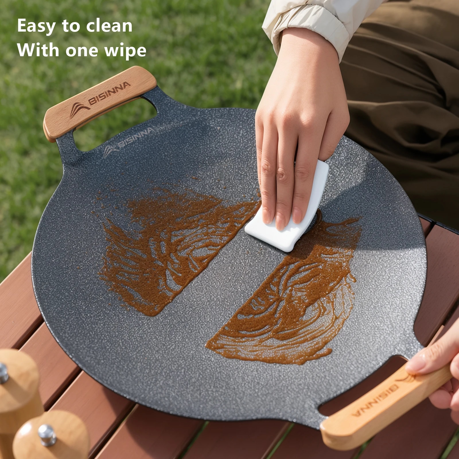 BISINNA 34CM Outdoor BBQ Grill - Camping Cooking Set Compact 评论和价格