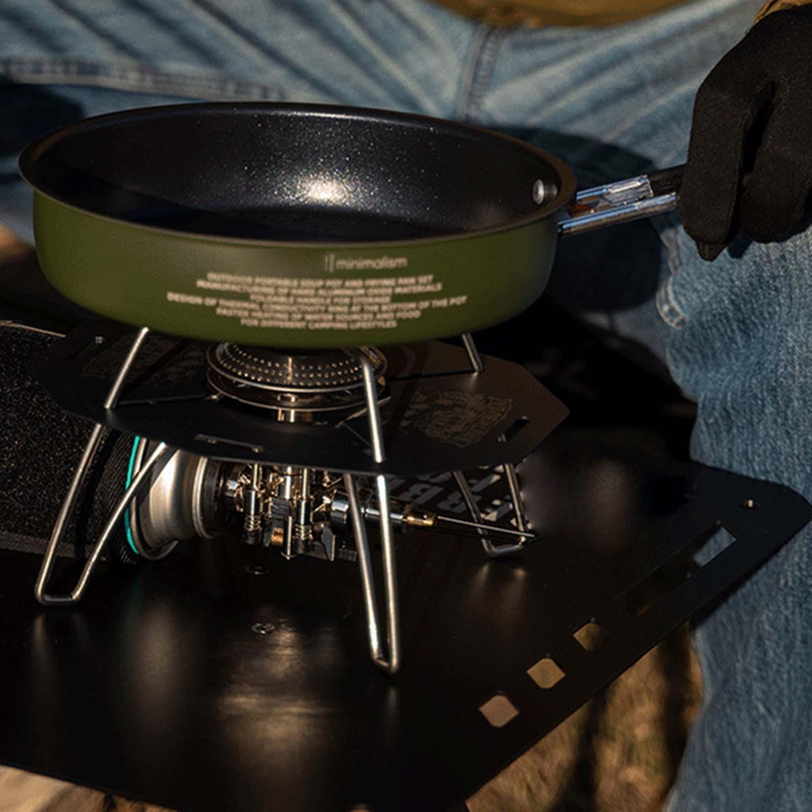 Camping Cookware Set Backpacki - Camping Cooking Set Compact 评论和价格