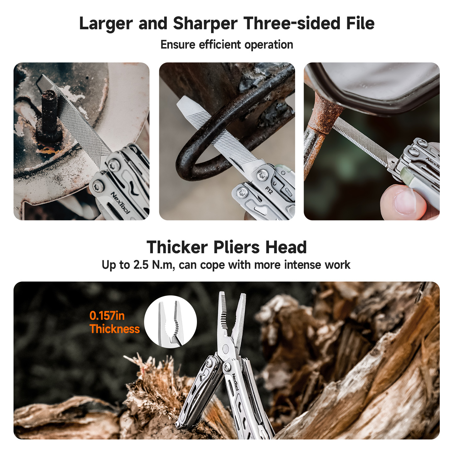 New NexTool Mini Flagship F12  - Camping Cooking Knife Set 评论和价格
