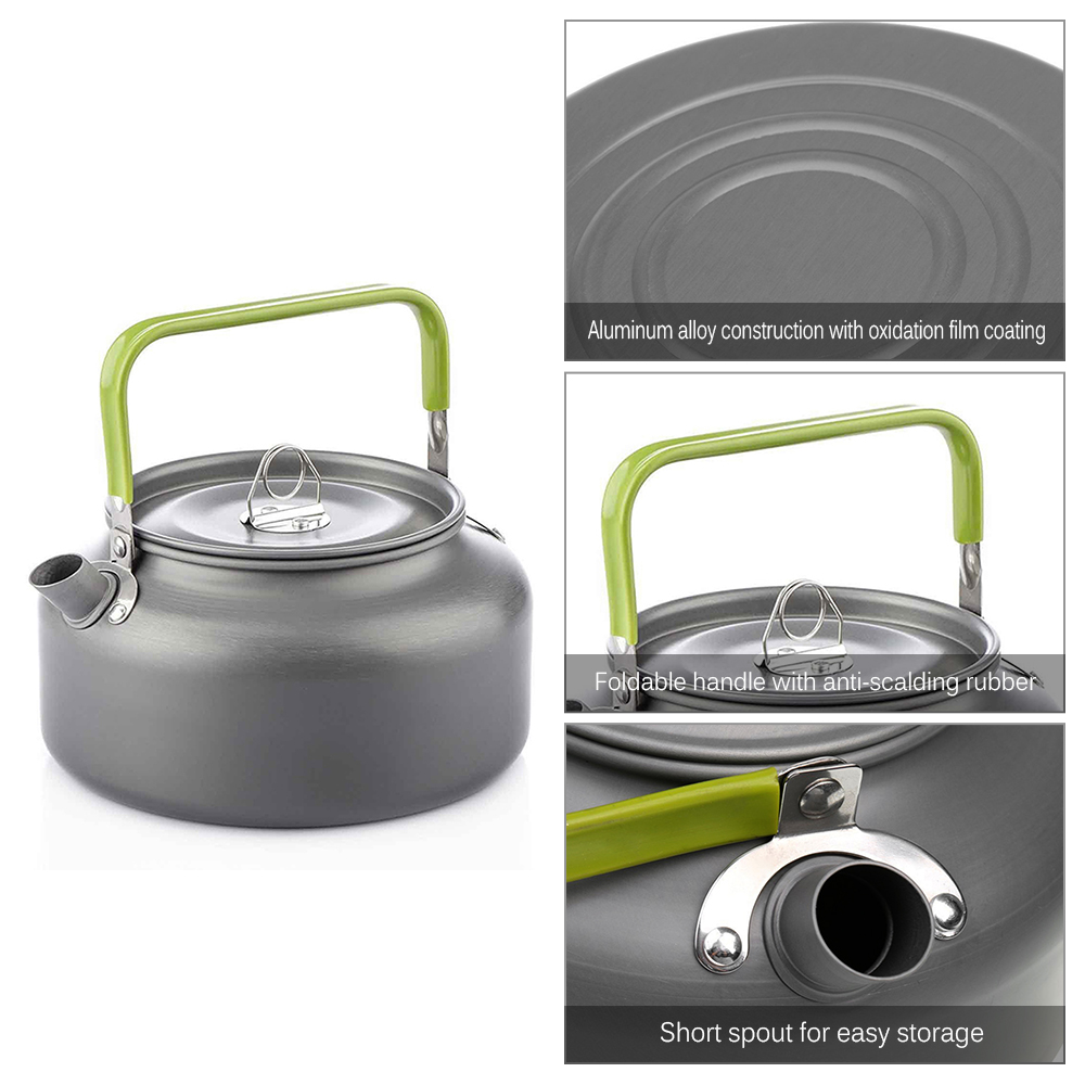 Portable Outdoor Water Kettle  - Camping Cooking Set 2 Person 评论和价格