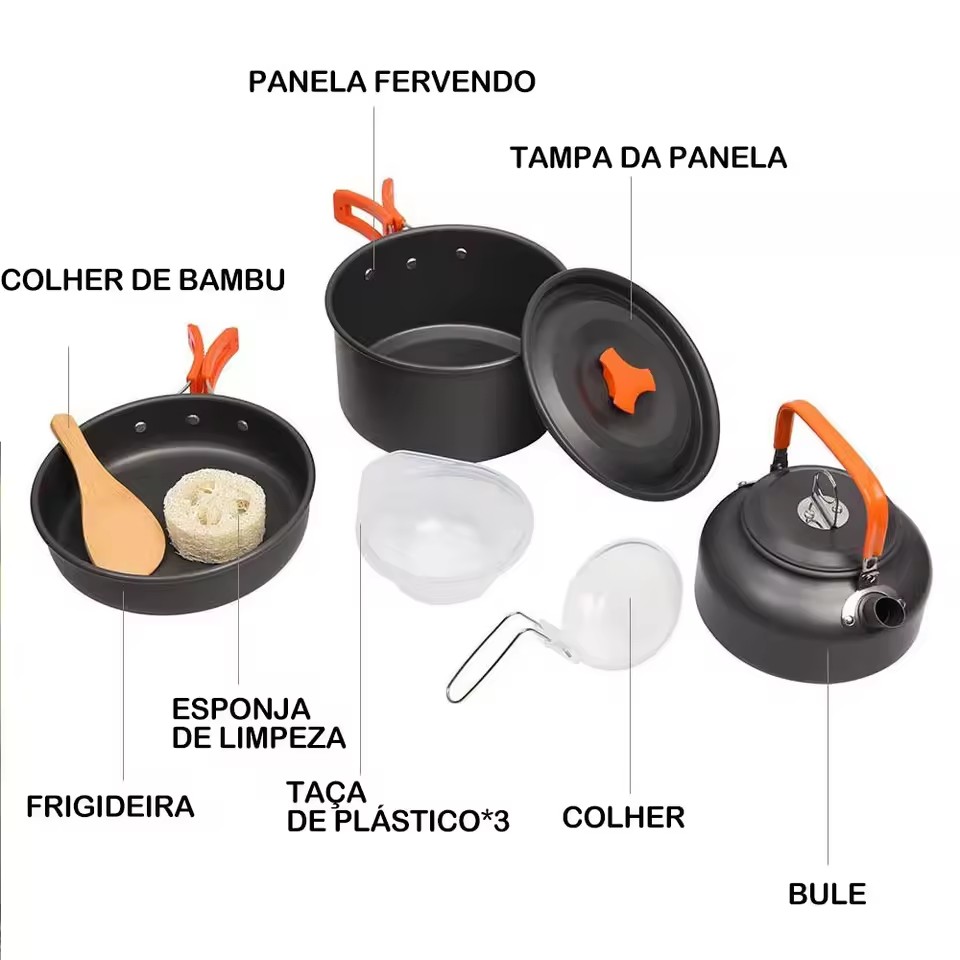Camping Cooking set Camping Co - Camping Cooking Set Compact 评论和价格