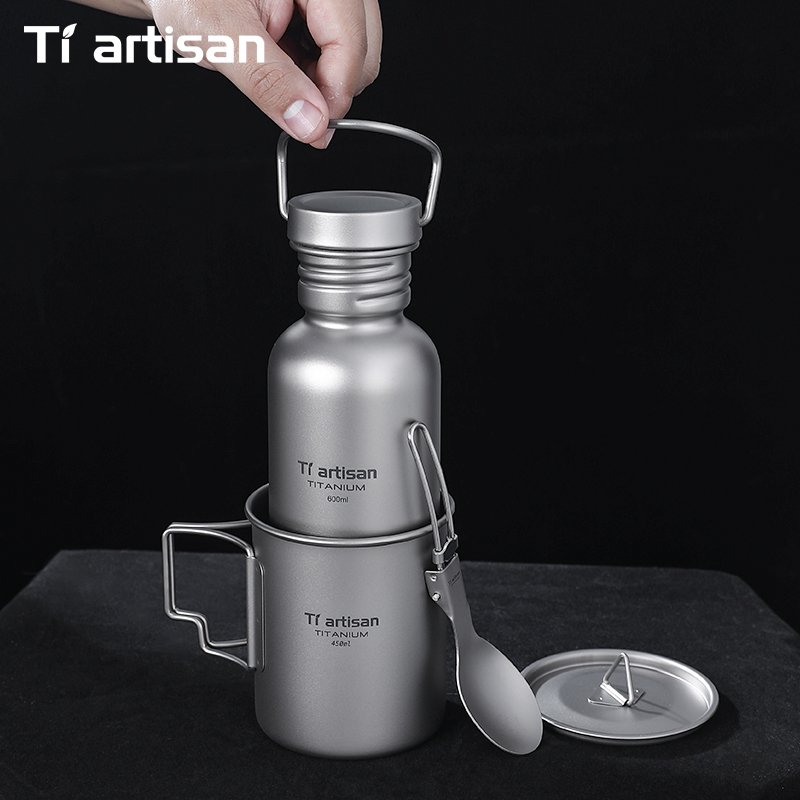 Tiartisan Titanium Cookware 3- - Camping Cooking Bundle 评论和价格