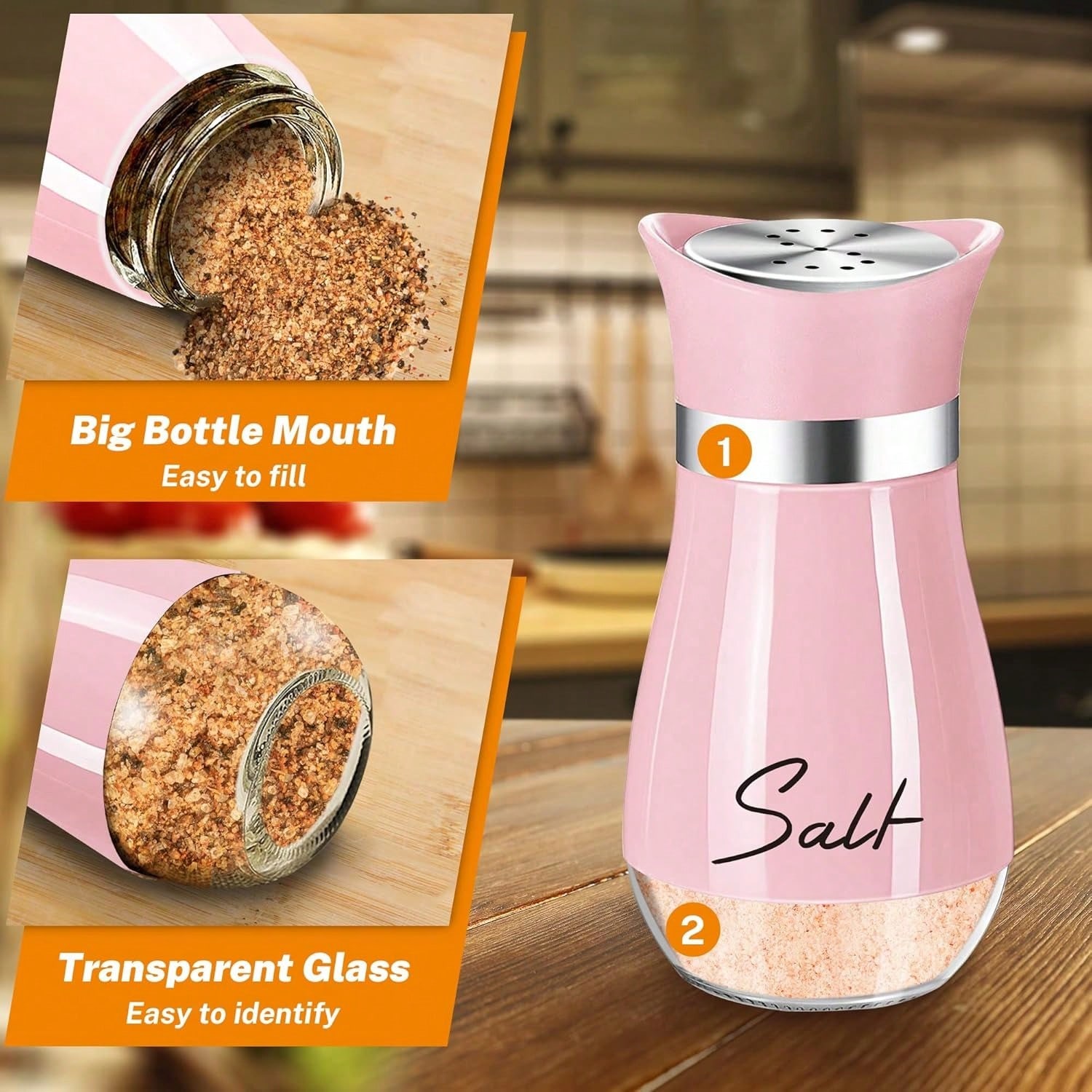 Salt And Pepper Shakers Set,4  - Camping Cooking Set For 4 评论和价格