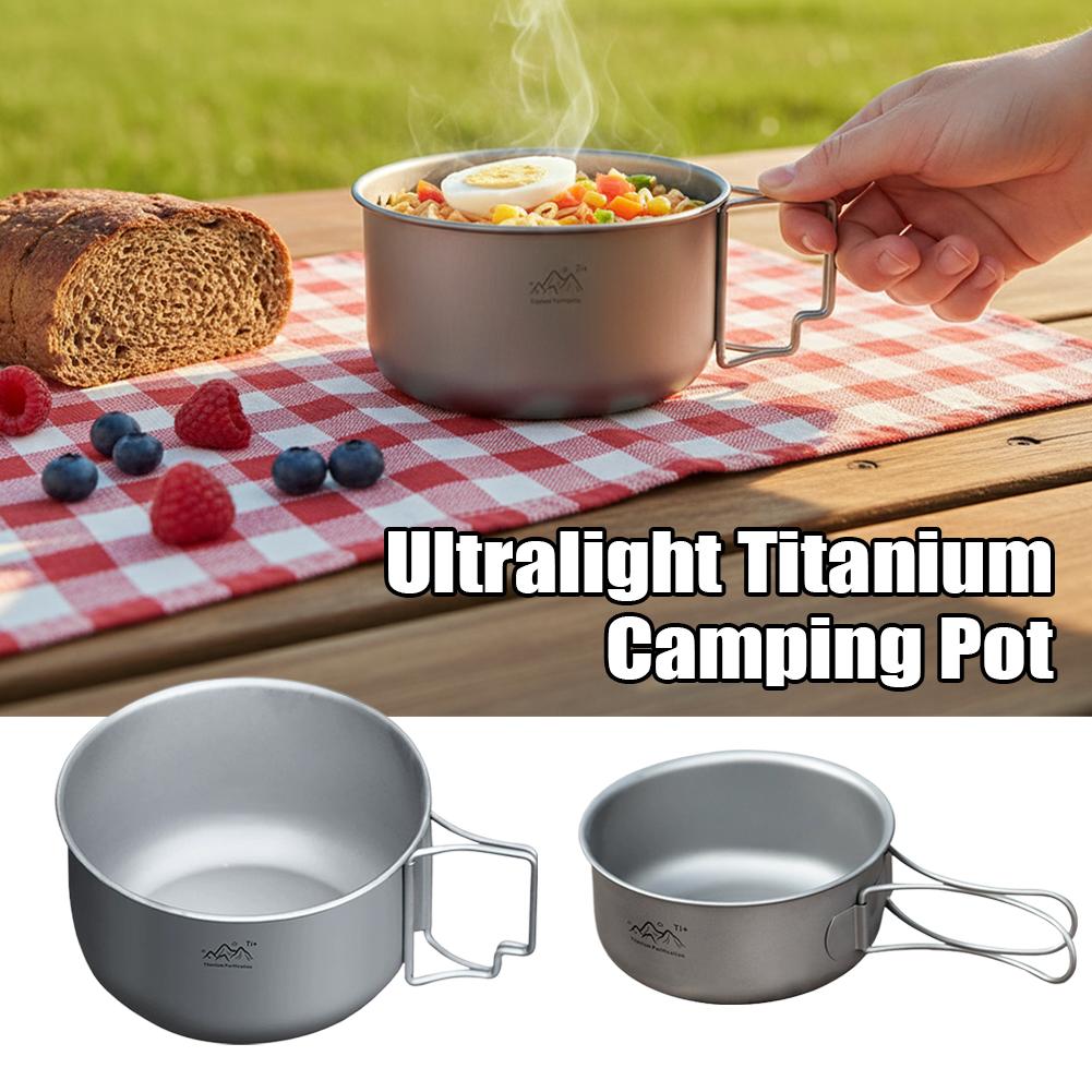 Compact Titanium Alloy Camping - Camping Cooking Set Compact 评论和价格