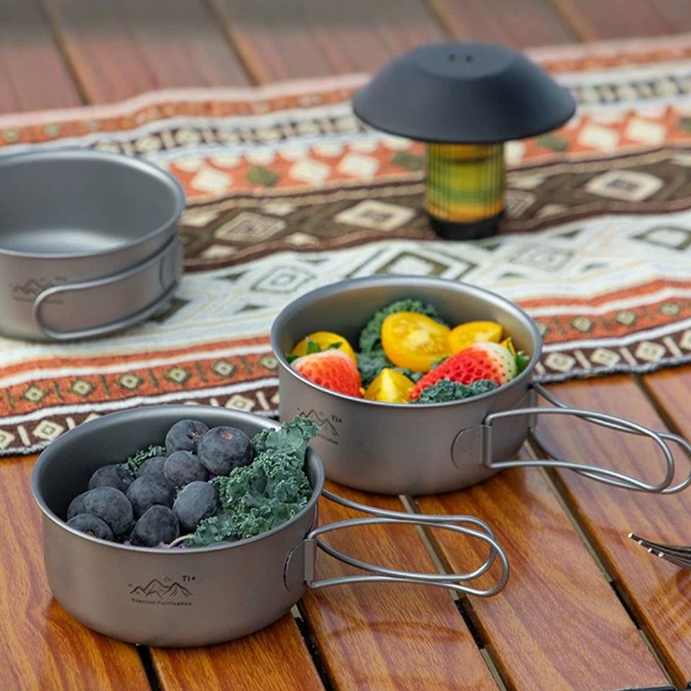 Compact Titanium Alloy Camping - Camping Cooking Set Compact 评论和价格