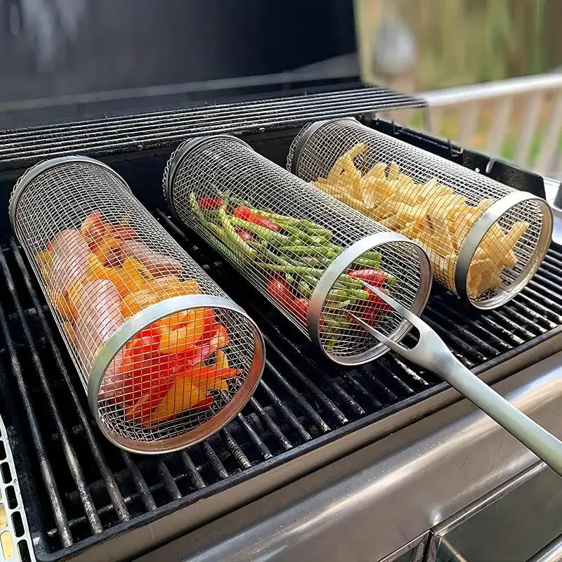304 Stainless Steel Round Roll - Camping Cooking Device 评论和价格