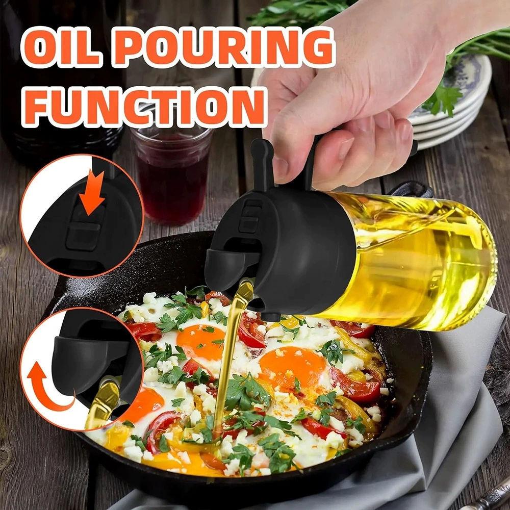 470ml Oil Spray Bottle Kitchen - Camping Cooking Oil Container 评论和价格