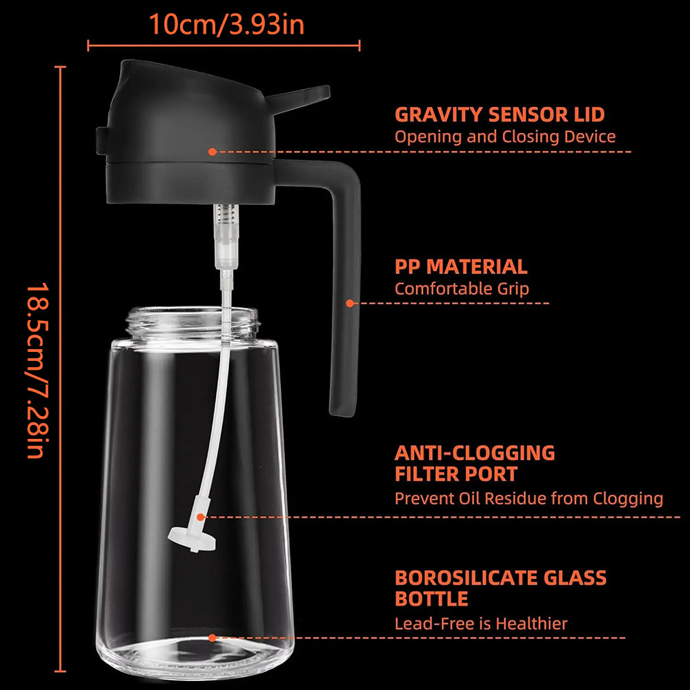 470ml Oil Spray Bottle Kitchen - Camping Cooking Oil Container 评论和价格