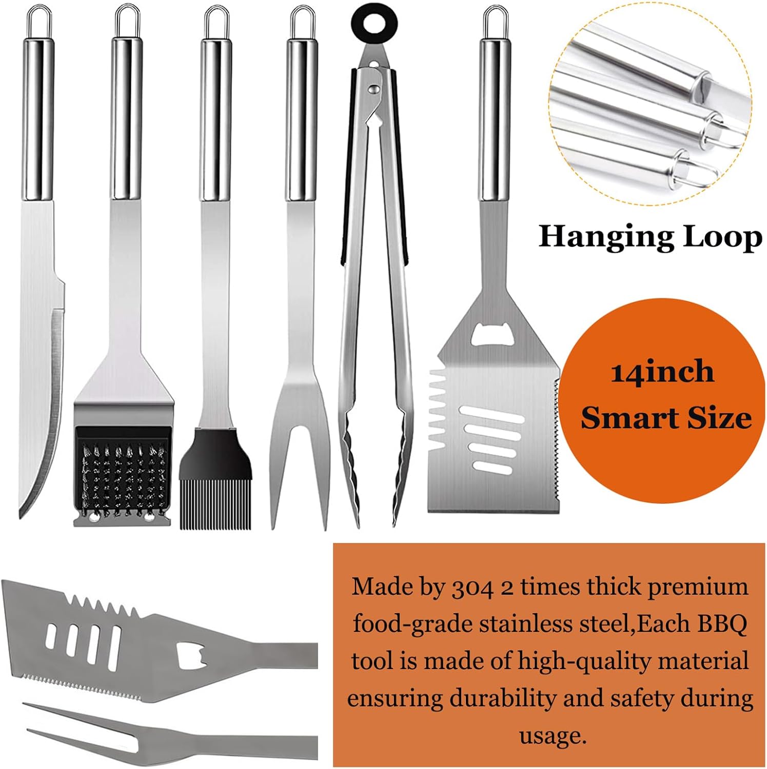 Grill Set with Apron for Men,  - Camping Cooking Device 评论和价格