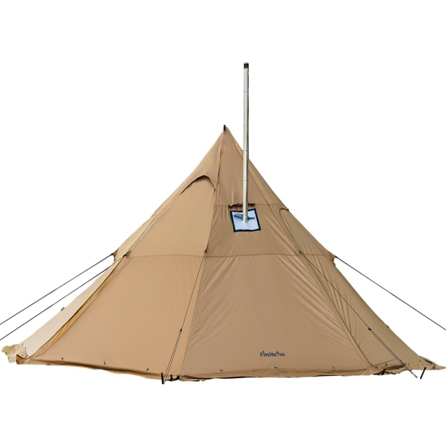 Camping Hot Tent 4-8 Person Ti - Camping Double Cooking Stove 评论和价格