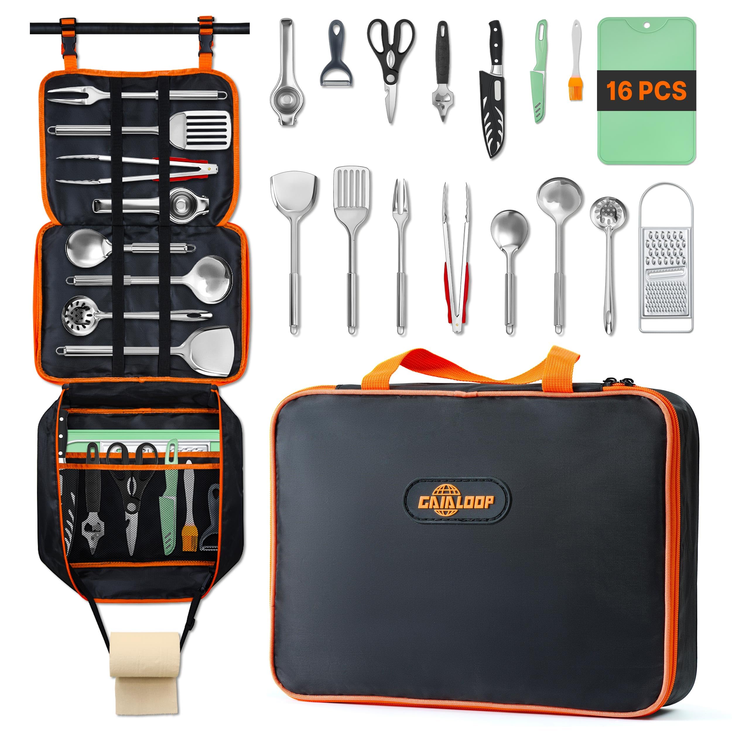Camping Cooking Utensils Set C - Camping Cooking Essentials 评论和价格