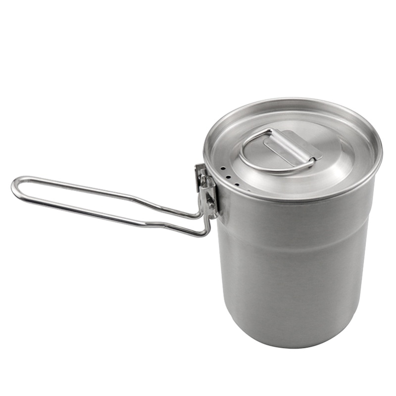1L Coffee Cup With Folding Han - Camping Lightweight Cooking Pot 评论和价格