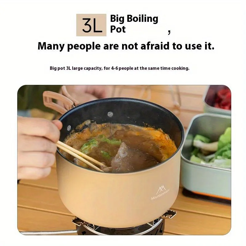 Mountainhiker new set pot kett - Camping Cooking Set 2 Person 评论和价格