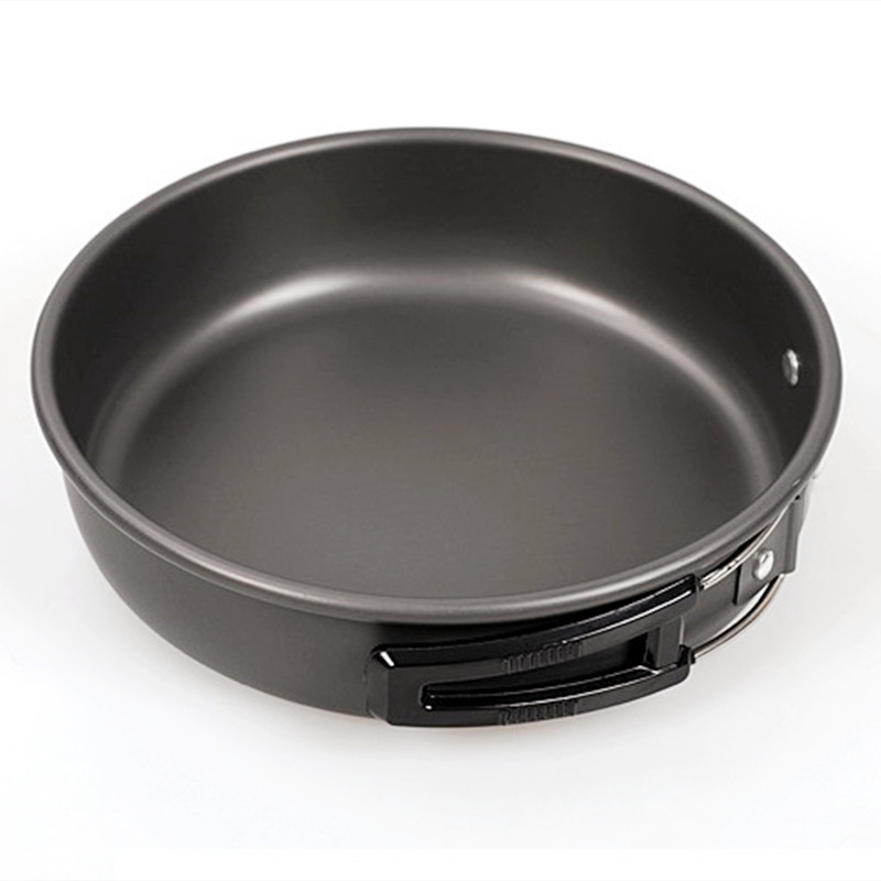 Outdoor Folding Nonstick Flat  - Camping Cooking Set 2 Person 评论和价格
