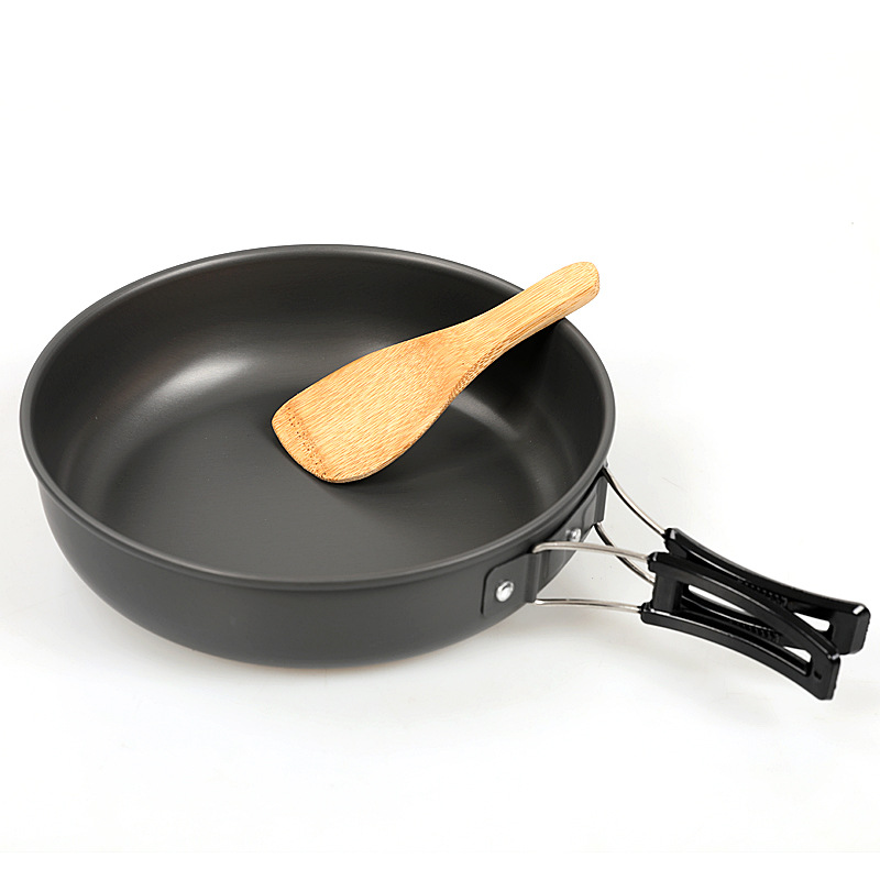 Outdoor Folding Nonstick Flat  - Camping Cooking Set 2 Person 评论和价格