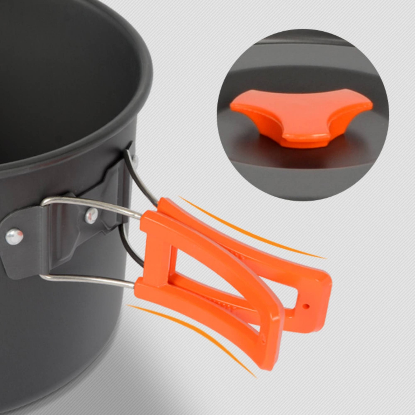 Camping Pot Set Compact Campin - Camping Cooking Set Compact 评论和价格