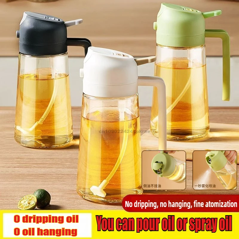 Olive Oil Spray Bottle for Oil - Camping Cooking Oil Container 评论和价格
