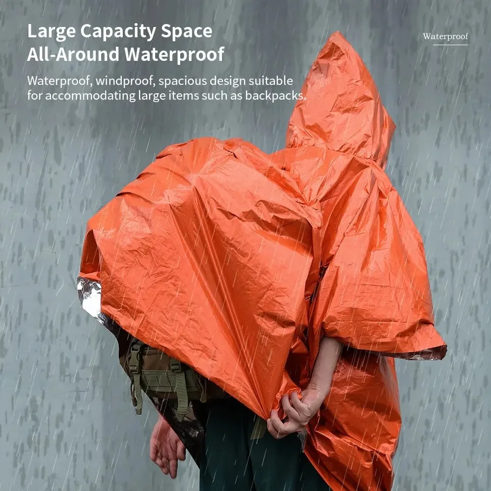 Emergency Raincoat Poncho Wate - Camping Cooking Apron 评论和价格