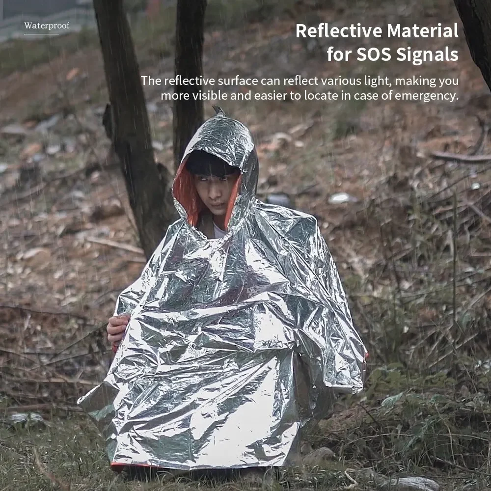 Emergency Raincoat Poncho Wate - Camping Cooking Apron 评论和价格