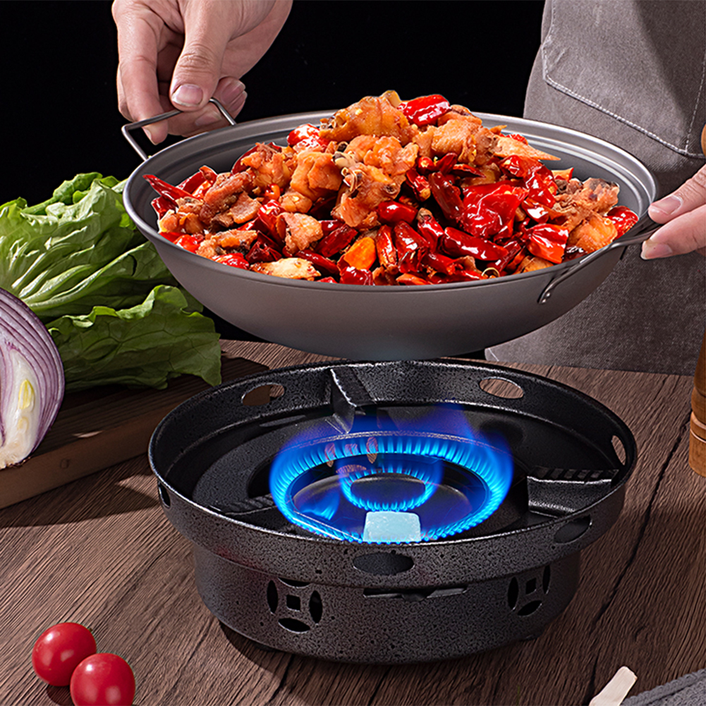 1.8L Titanium Wok Pan with Lid - Camping Cooking Bundle 评论和价格