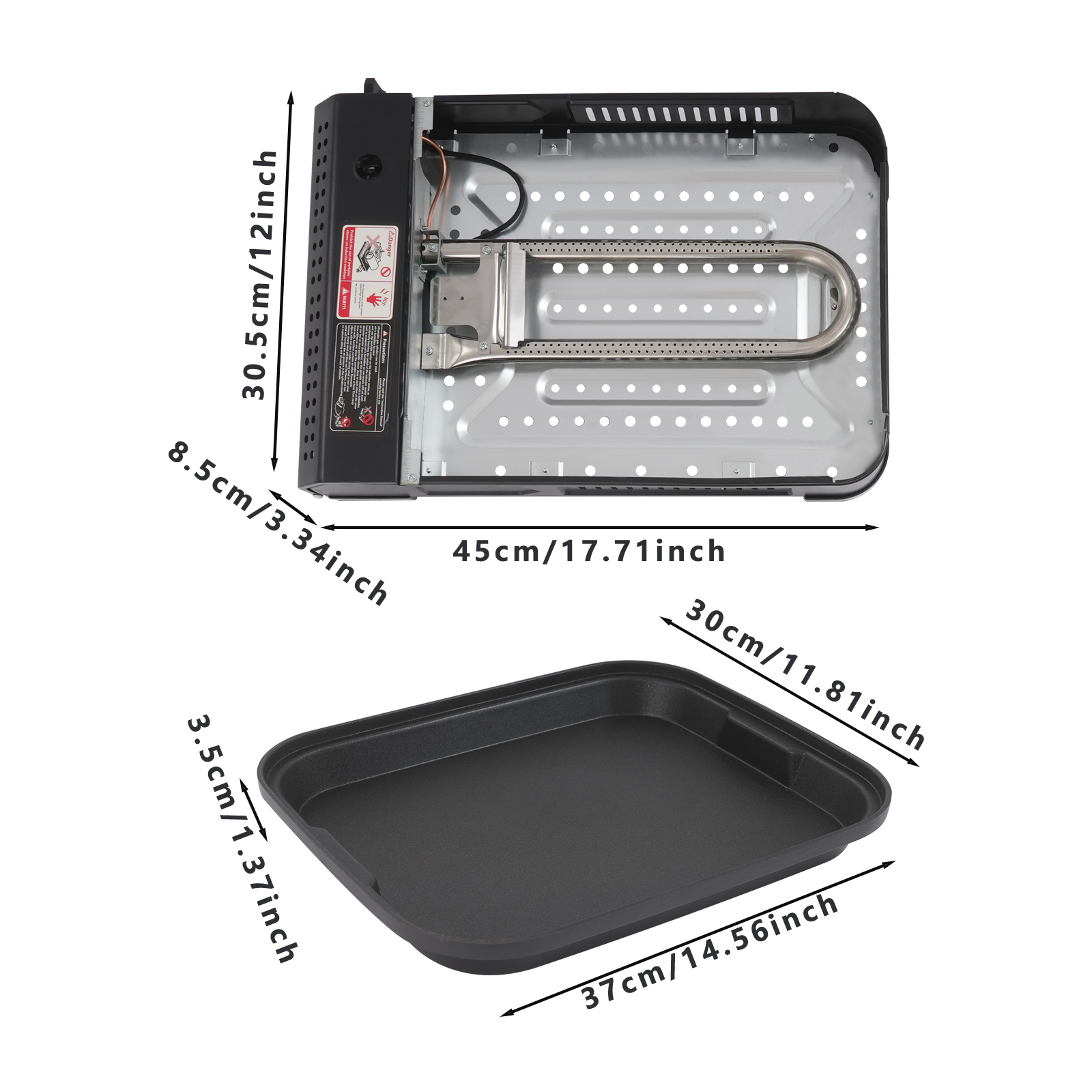 Black Rectangle Portable Butan - Camping Cooking Gas Canister 评论和价格