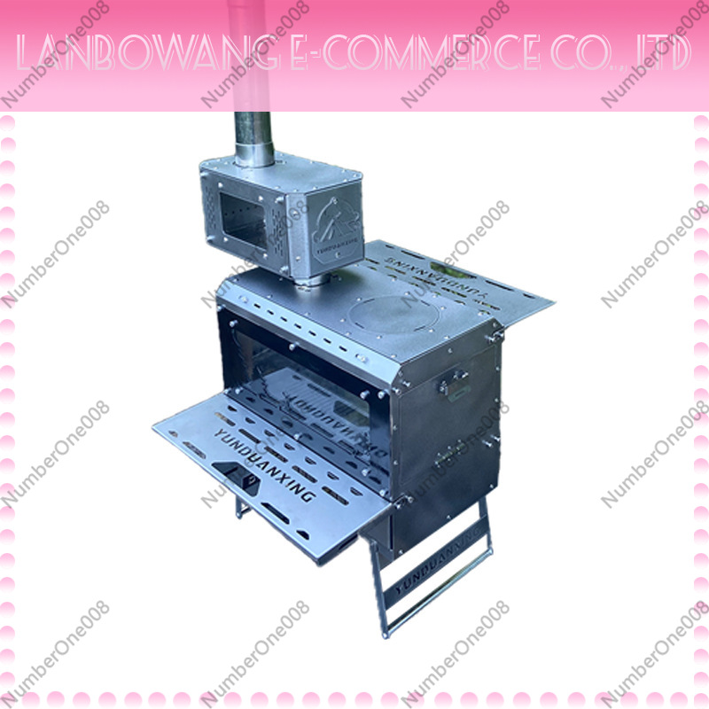 Wood Stove Double Wing Camping - Camping Double Cooking Stove 评论和价格