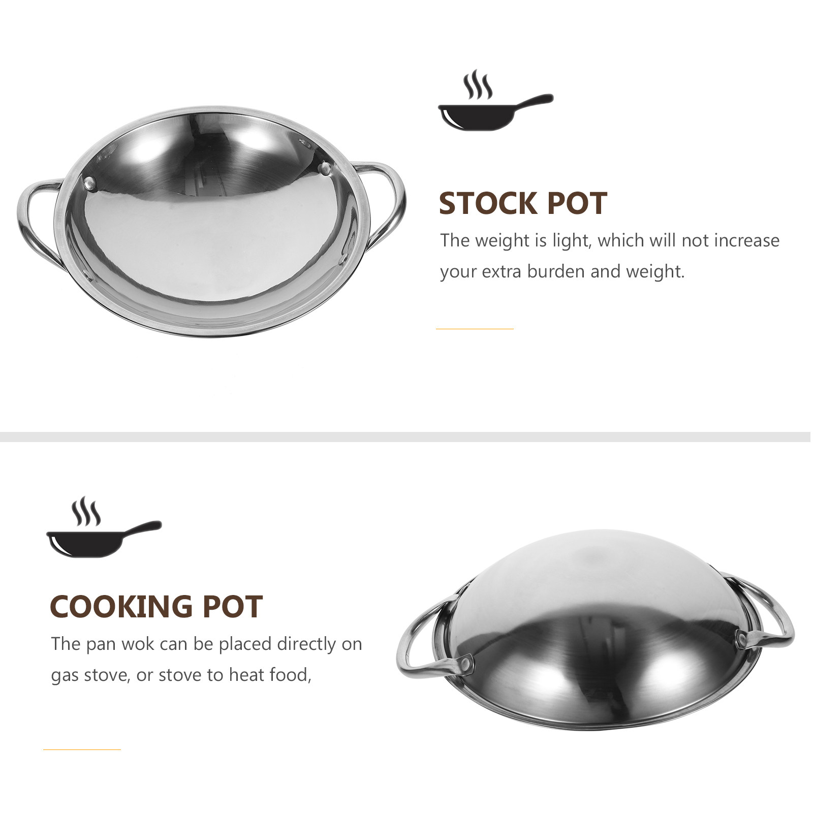 Stainless Steel Round Bottom H - Camping Double Cooking Stove 评论和价格