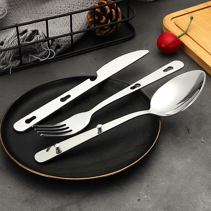3pcs/set Outdoor Portable Stai - Camping Cooking Knife Set 评论和价格