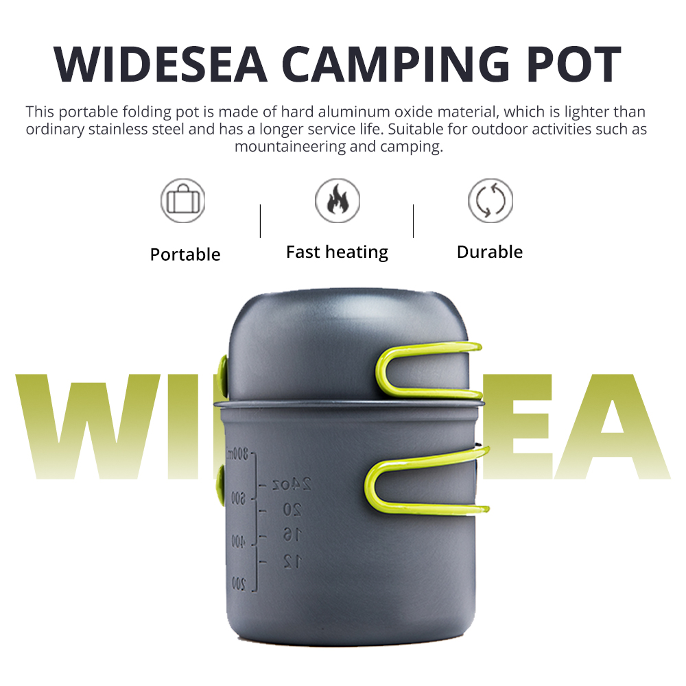 Widesea Ultralight Camping Coo - Camping Cooking Set 2 Person 评论和价格
