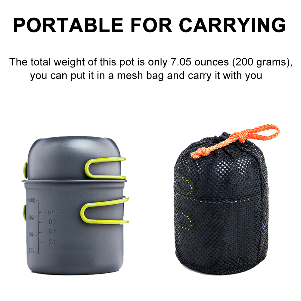 Widesea Ultralight Camping Coo - Camping Cooking Set 2 Person 评论和价格