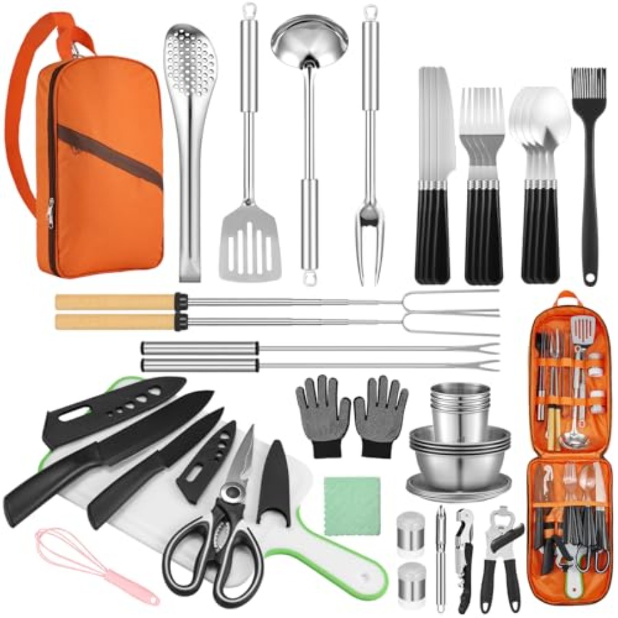 Camping Cooking Set - Camping  - Camping Cooking Essentials 评论和价格