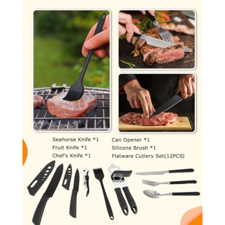 Camping Cooking Set - Camping  - Camping Cooking Essentials 评论和价格