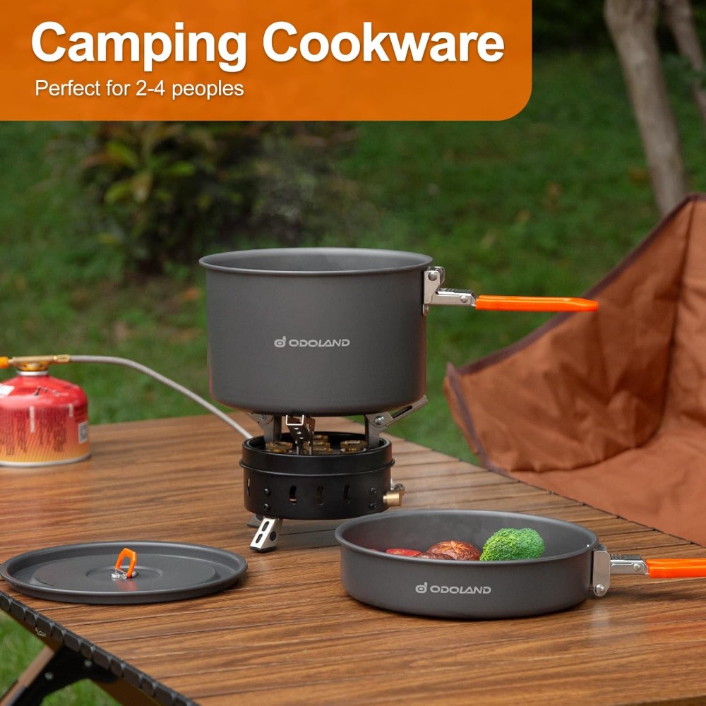 Non-Stick Camping Cookware Mes - Camping Lightweight Cooking Pot 评论和价格
