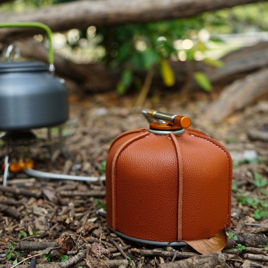 1 pc Camping Flat Gas Tank Lea - Camping Cooking Device 评论和价格