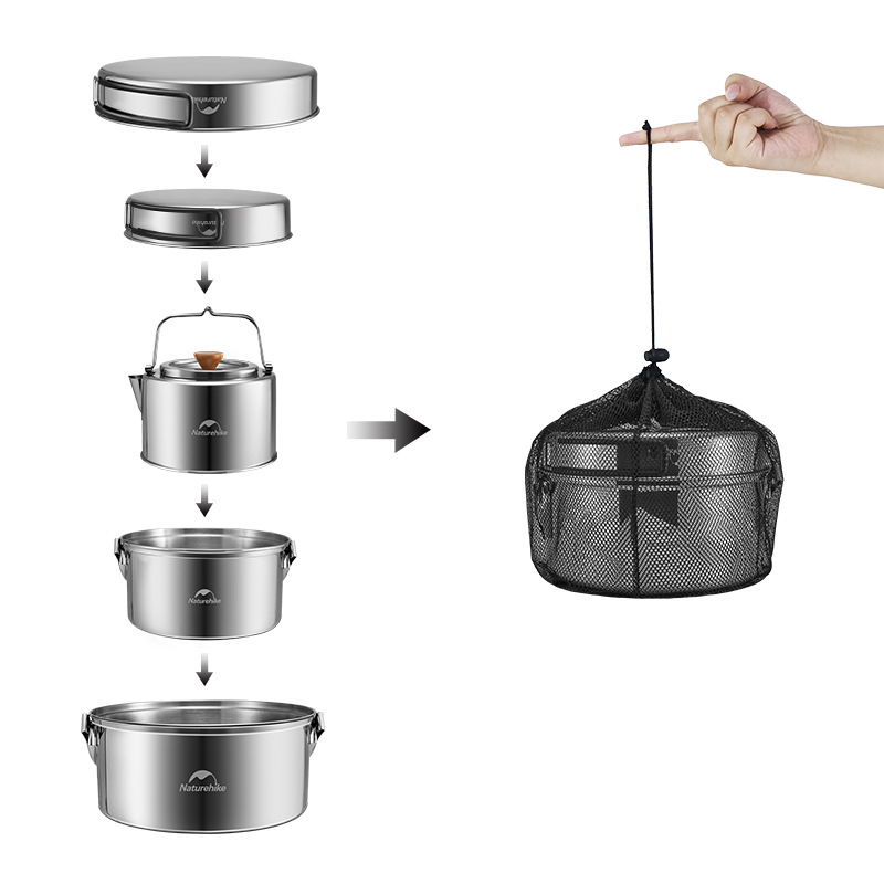 Naturehike Camping Cookware Se - Camping Cooking Bundle 评论和价格