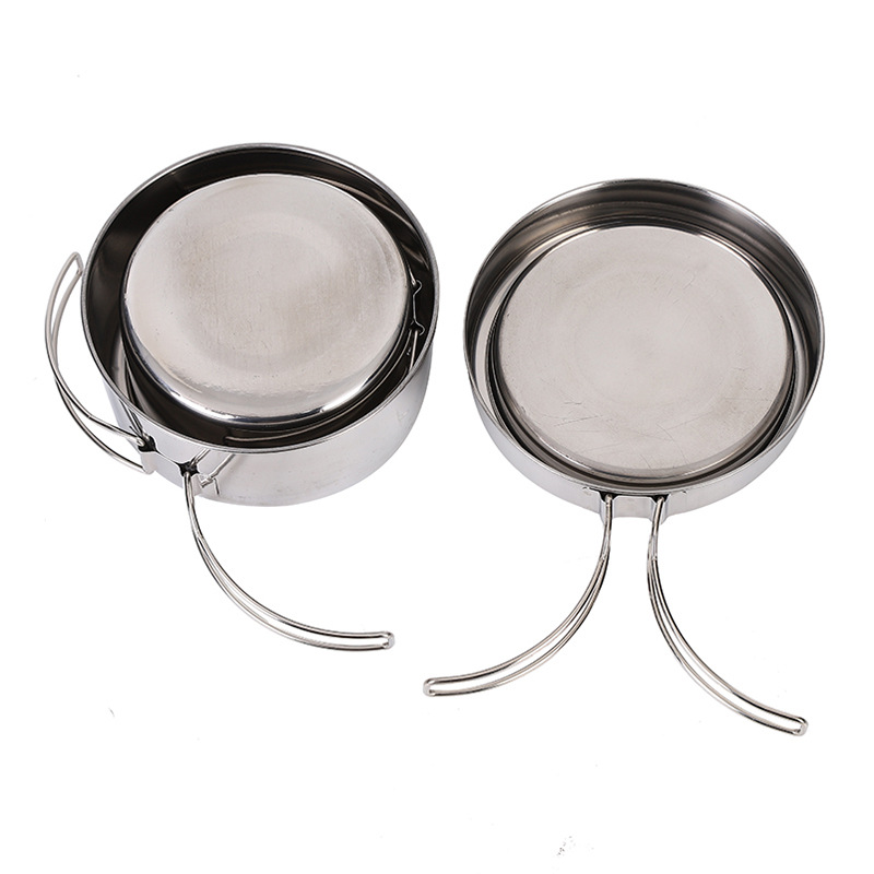 CLS 4-Piece Stainless Steel Ca - Camping Cooking Bundle 评论和价格