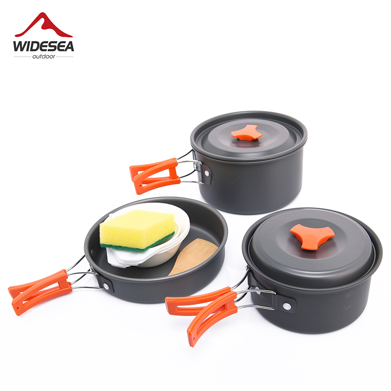 Widesea Camping Outdoor Cookwa - Camping Cooking Set Compact 评论和价格