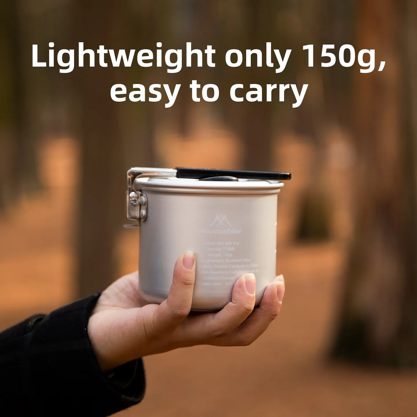 MOUNTAINHIKER Upgrade Milk Pot - Camping Lightweight Cooking Pot 评论和价格
