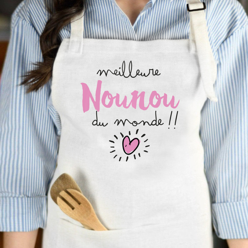 Best Nanny in The World French - Camping Cooking Apron 评论和价格