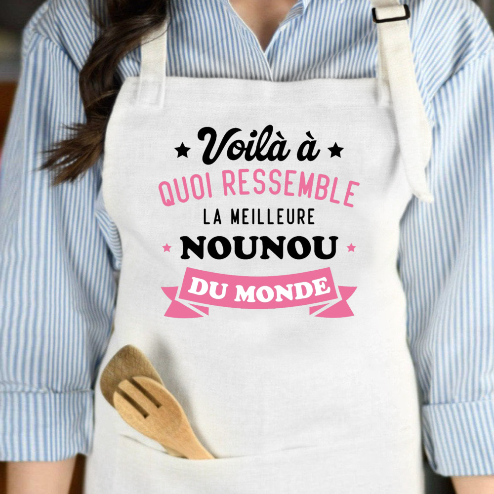 Best Nanny in The World French - Camping Cooking Apron 评论和价格